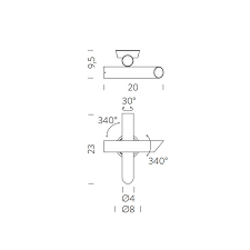 Nemo - Tubes 2 PUSH wandlamp - KOOT