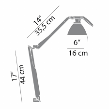 Luceplan - Fortebraccio D33N.100 tafellamp/wandlamp - KOOT