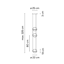 Vibia - Palma 3730 hanglamp - KOOT