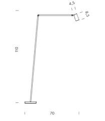 Nemo - Untitled reading vloerlamp - KOOT