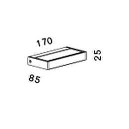 Serien - SML Wall 220 wandlamp zilver - KOOT