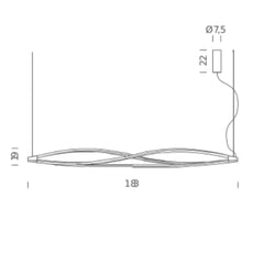 Nemo - In the wind Horizontal hanglamp - KOOT