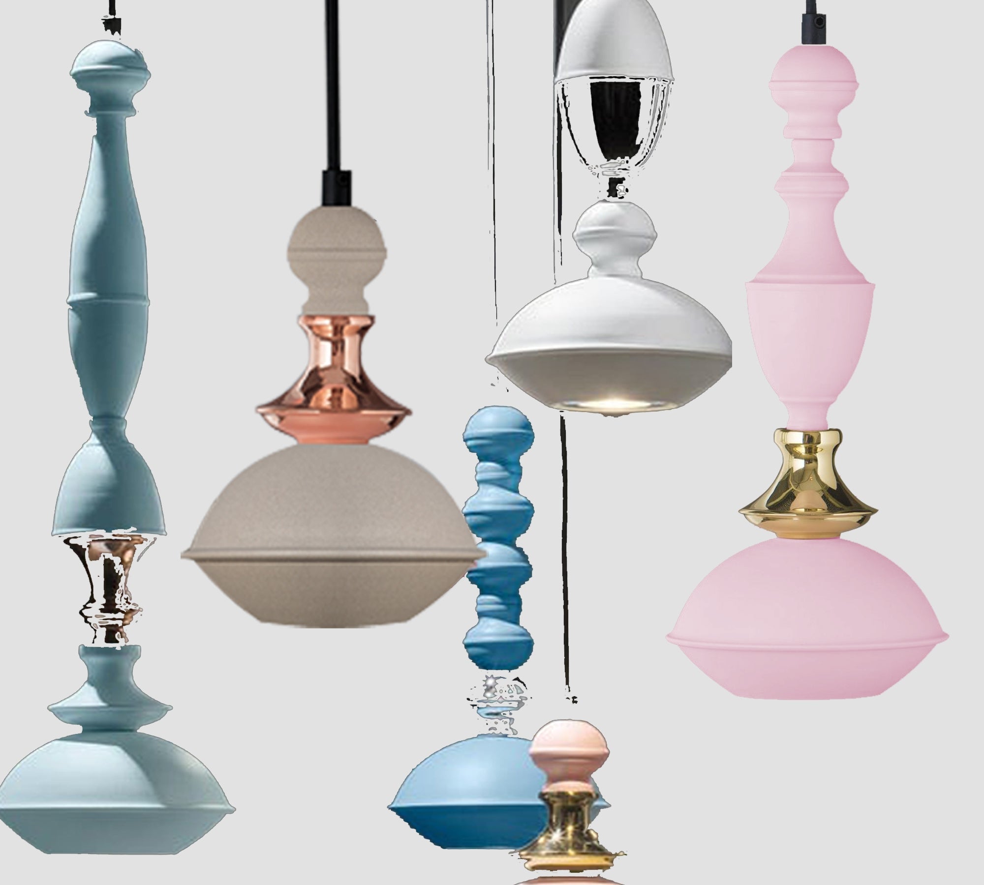 Jacco Maris - Benben T5 hanglamp Poederblauw - KOOT