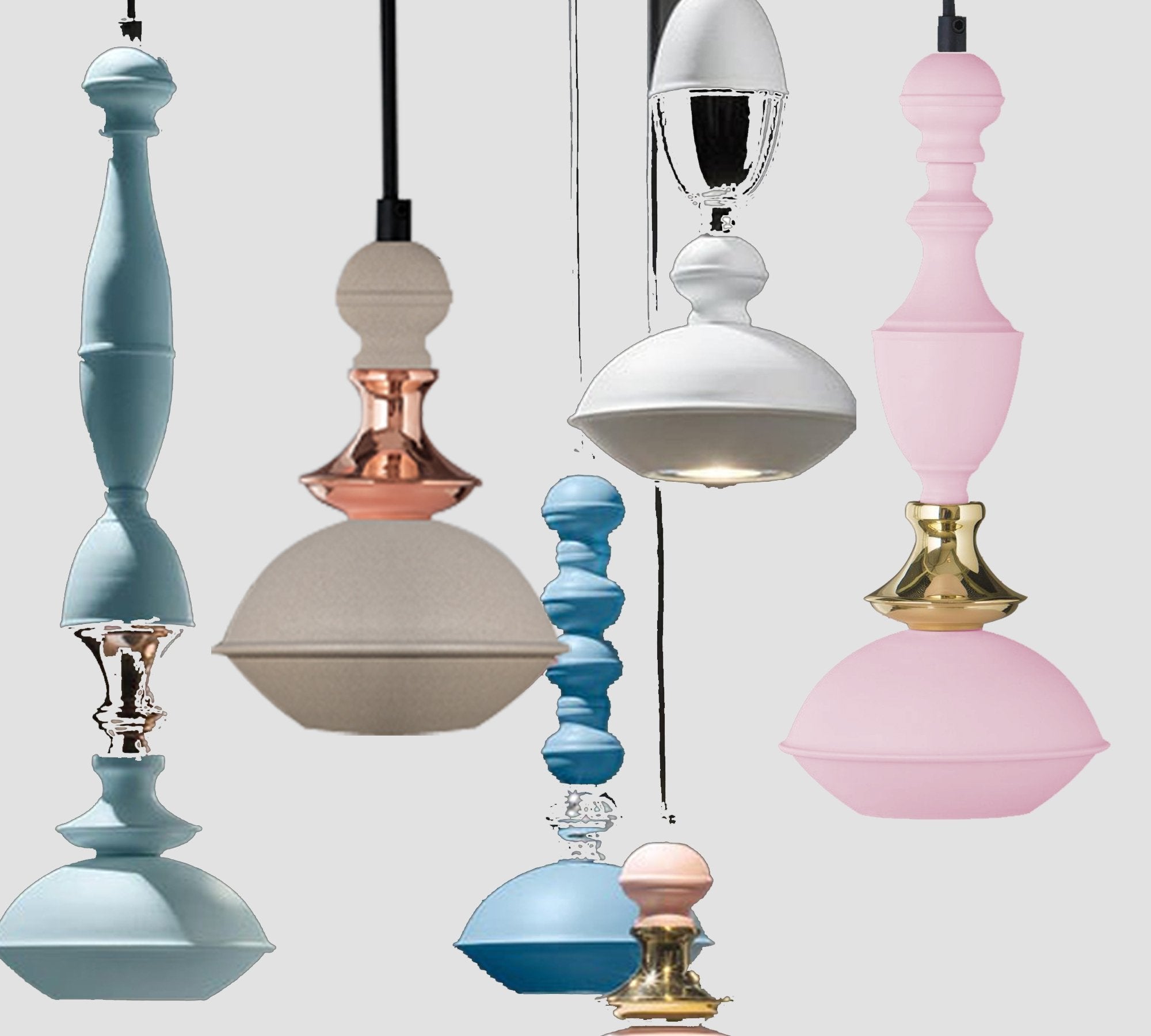 Jacco Maris - Benben T5 hanglamp Poederblauw - KOOT