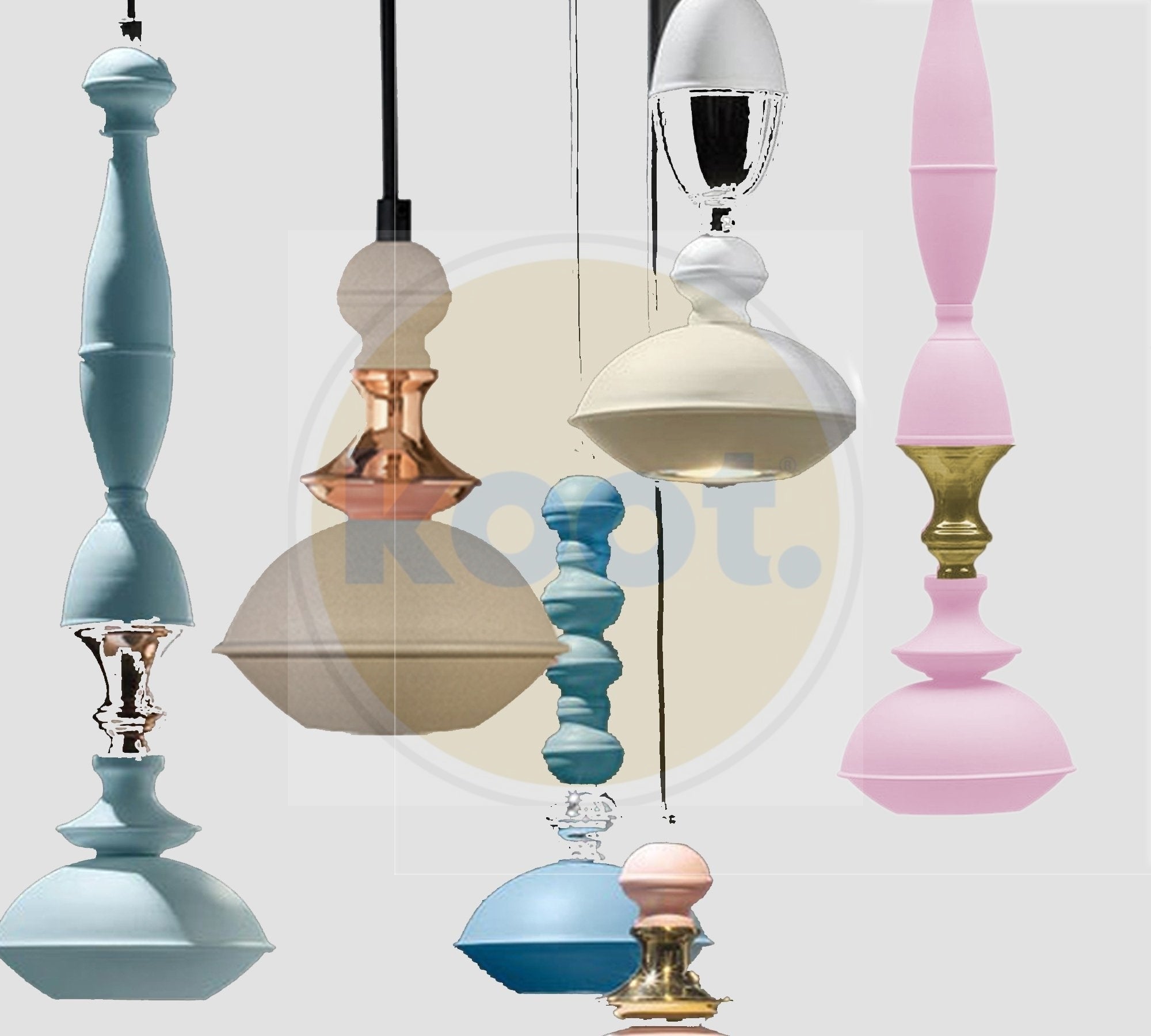 Jacco Maris - Benben T5 hanglamp Poederroze - KOOT