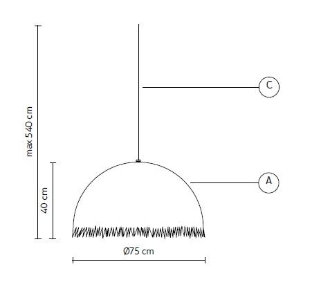 Karman - Plancton hanglamp Wit - KOOT