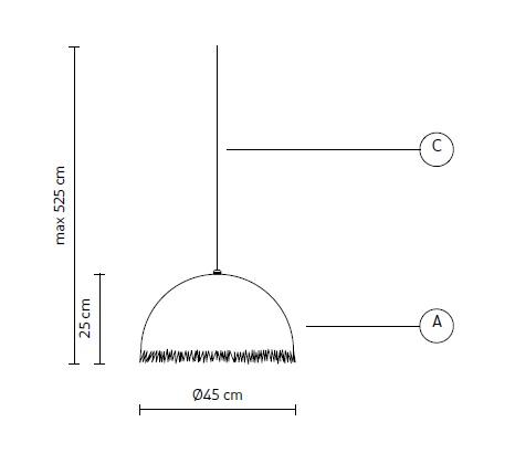 Karman - Plancton hanglamp Wit - KOOT