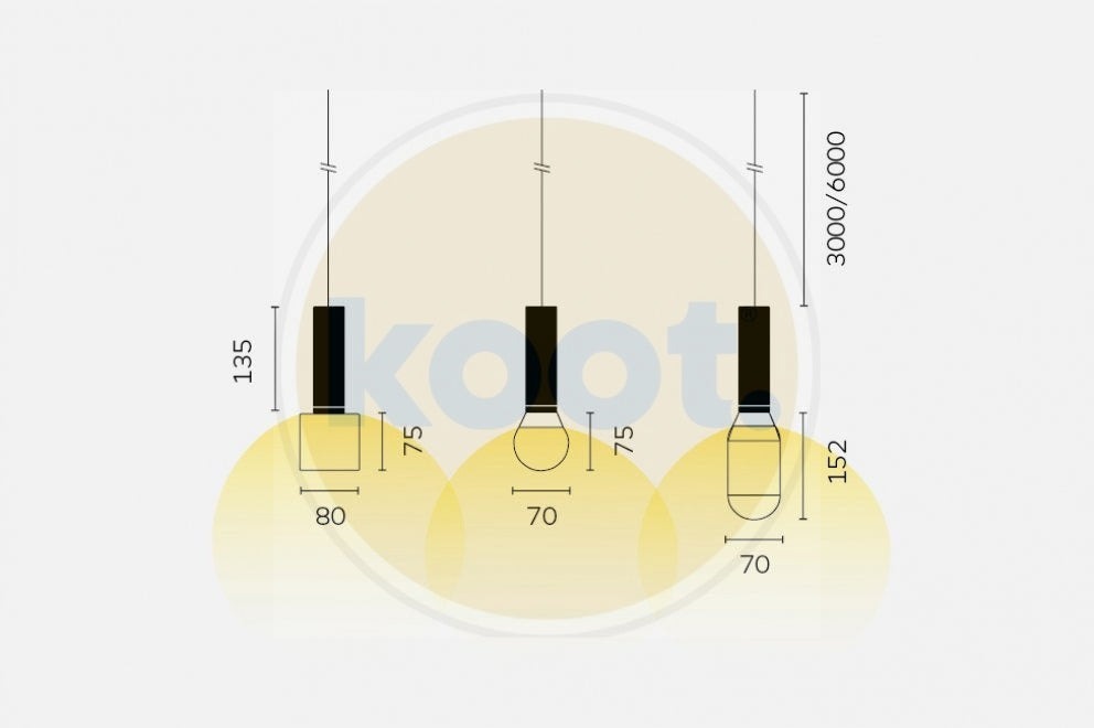 Kreon - Oran Hanglamp - KOOT