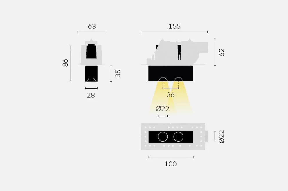 Kreon - Stripe 25 Double Spot - KOOT
