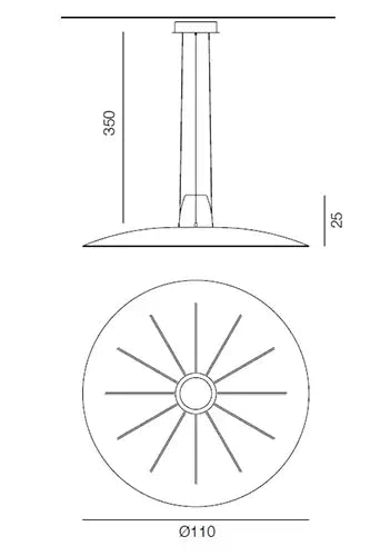 Martinelli Luce - Lent hanglamp - KOOT