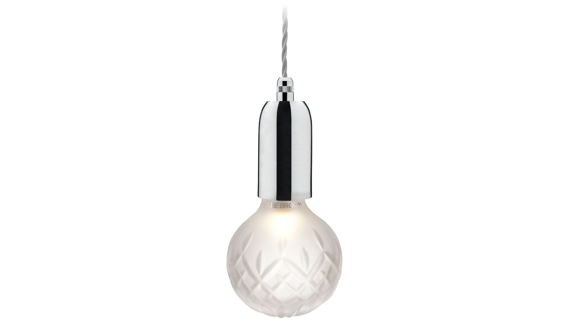 Lee Broom - Crystal Bulb Hanglamp chroom - KOOT