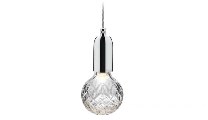 Lee Broom - Crystal Bulb Hanglamp chroom - KOOT