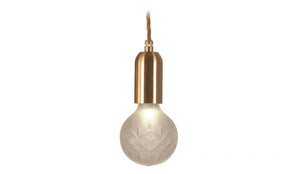 Lee Broom - Crystal Bulb Hanglamp messing - KOOT