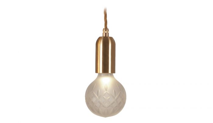 Lee Broom - Crystal Bulb Hanglamp messing - KOOT