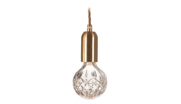 Lee Broom - Crystal Bulb Hanglamp messing - KOOT