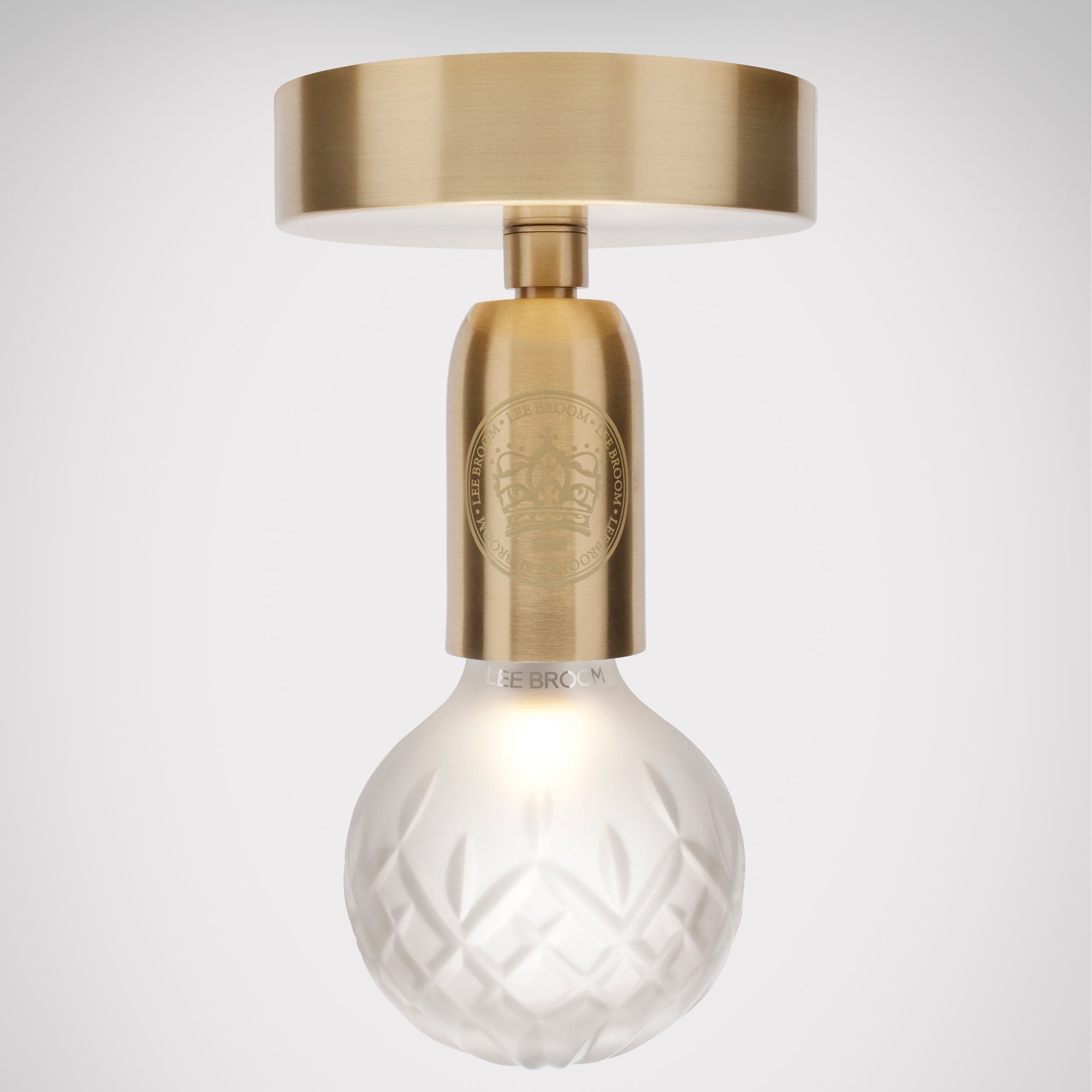 Lee Broom - Crystal Bulb Plafondlamp messing - KOOT