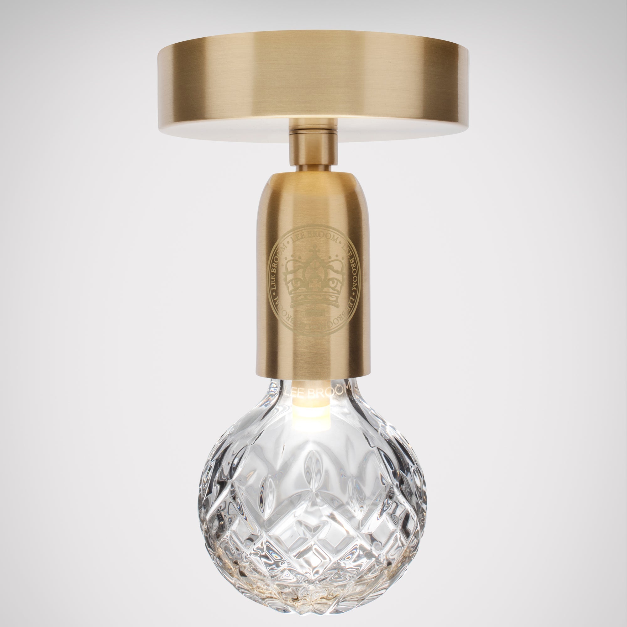 Lee Broom - Crystal Bulb Plafondlamp messing - KOOT