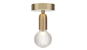 Lee Broom - Crystal Bulb Plafondlamp messing - KOOT