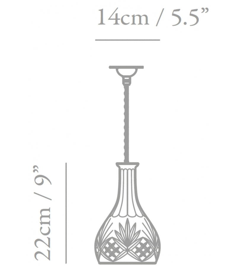 Lee Broom - Decanterlight Hanglamp messing - KOOT