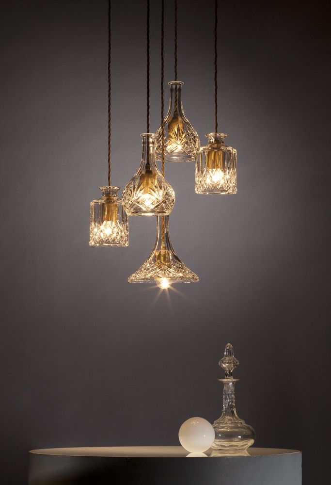 Lee Broom - Decanterlight kroonluchter Hanglamp messing - KOOT