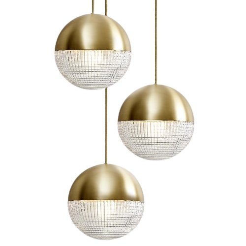 Lee Broom - Little Lens flair kroonluchter 3 piece Hanglamp - KOOT