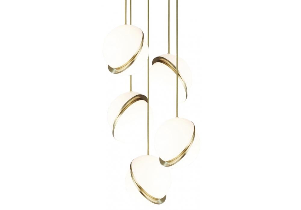 Lee Broom - Mini Crescent kroonluchter Hanglamp messing - KOOT