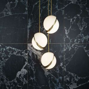 Lee Broom - Mini Crescent kroonluchter Hanglamp messing - KOOT