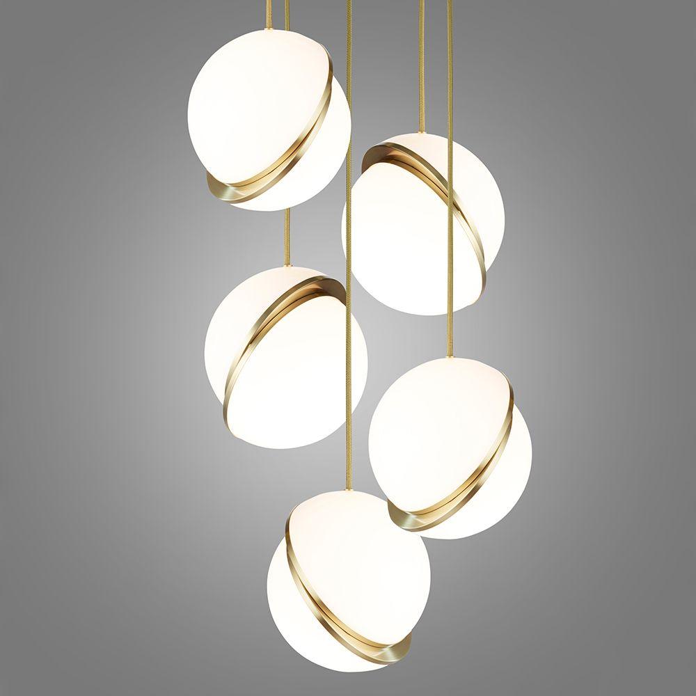 Lee Broom - Mini Crescent kroonluchter Hanglamp messing - KOOT