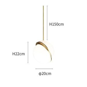 Lee Broom - Mini Crescent light Hanglamp messing - KOOT