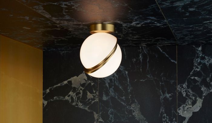 Lee Broom - Mini Crescent Plafondlamp messing - KOOT