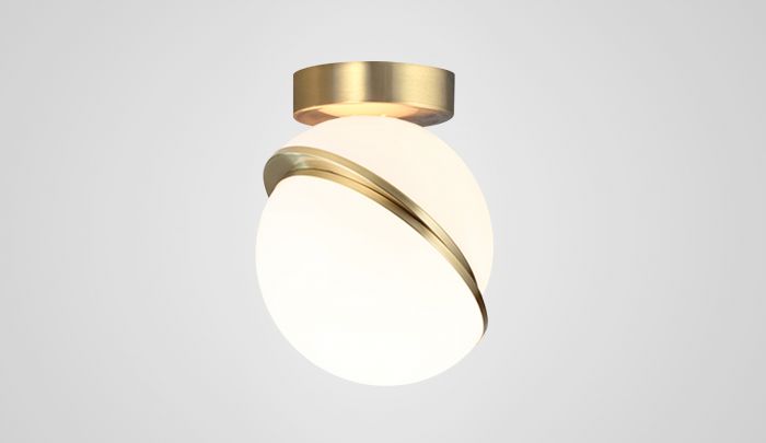 Lee Broom - Mini Crescent Plafondlamp messing - KOOT
