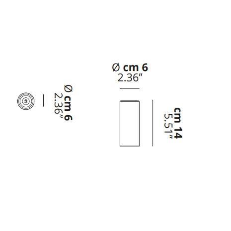Lodes - A-Tube Mini plafondlamp - KOOT