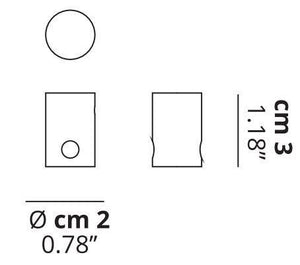 Lodes - Accessoires Rozet voor 1 lamp Mat wit - KOOT