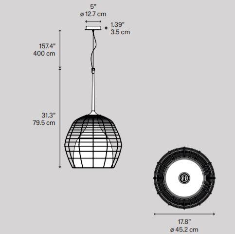 Lodes Diesel - Cage Hanglamp - KOOT