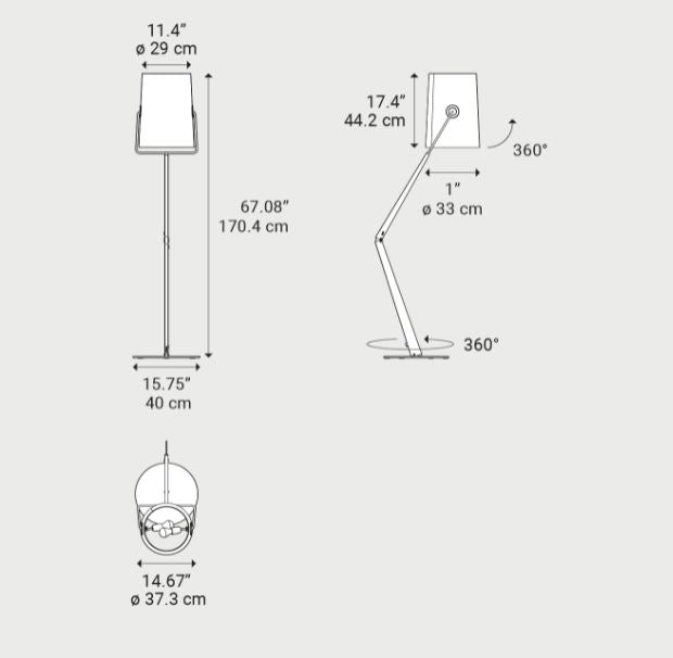 Lodes Diesel - Fork Vloerlamp - KOOT