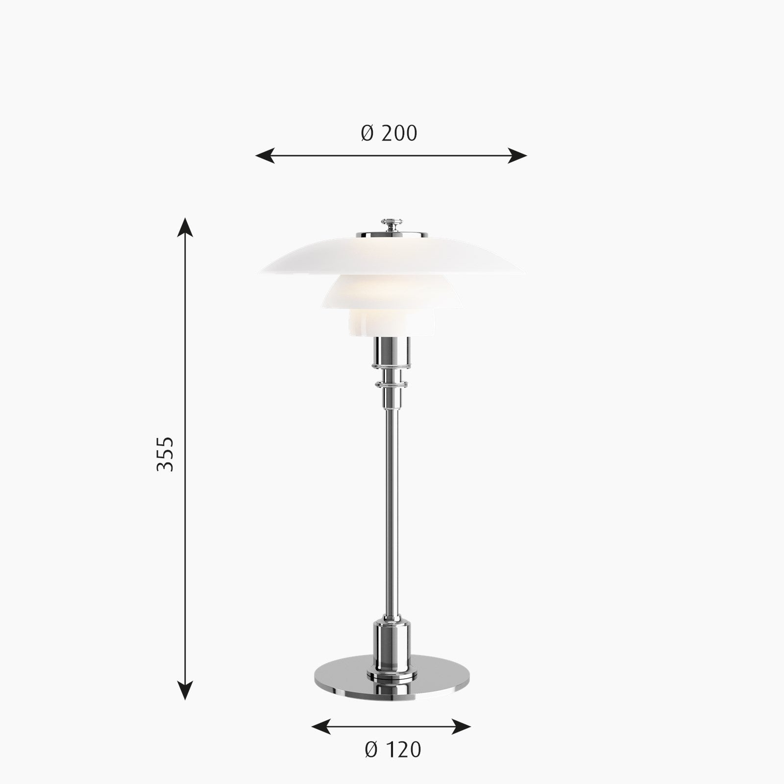 Louis Poulsen - PH 2/1 tafellamp - KOOT