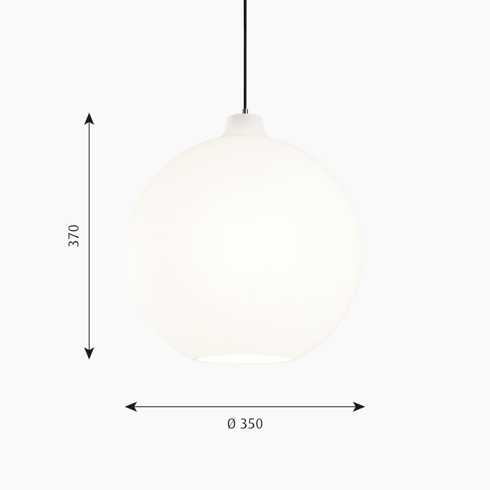Louis Poulsen - Wohlert hanglamp Wit Opaalglas - KOOT
