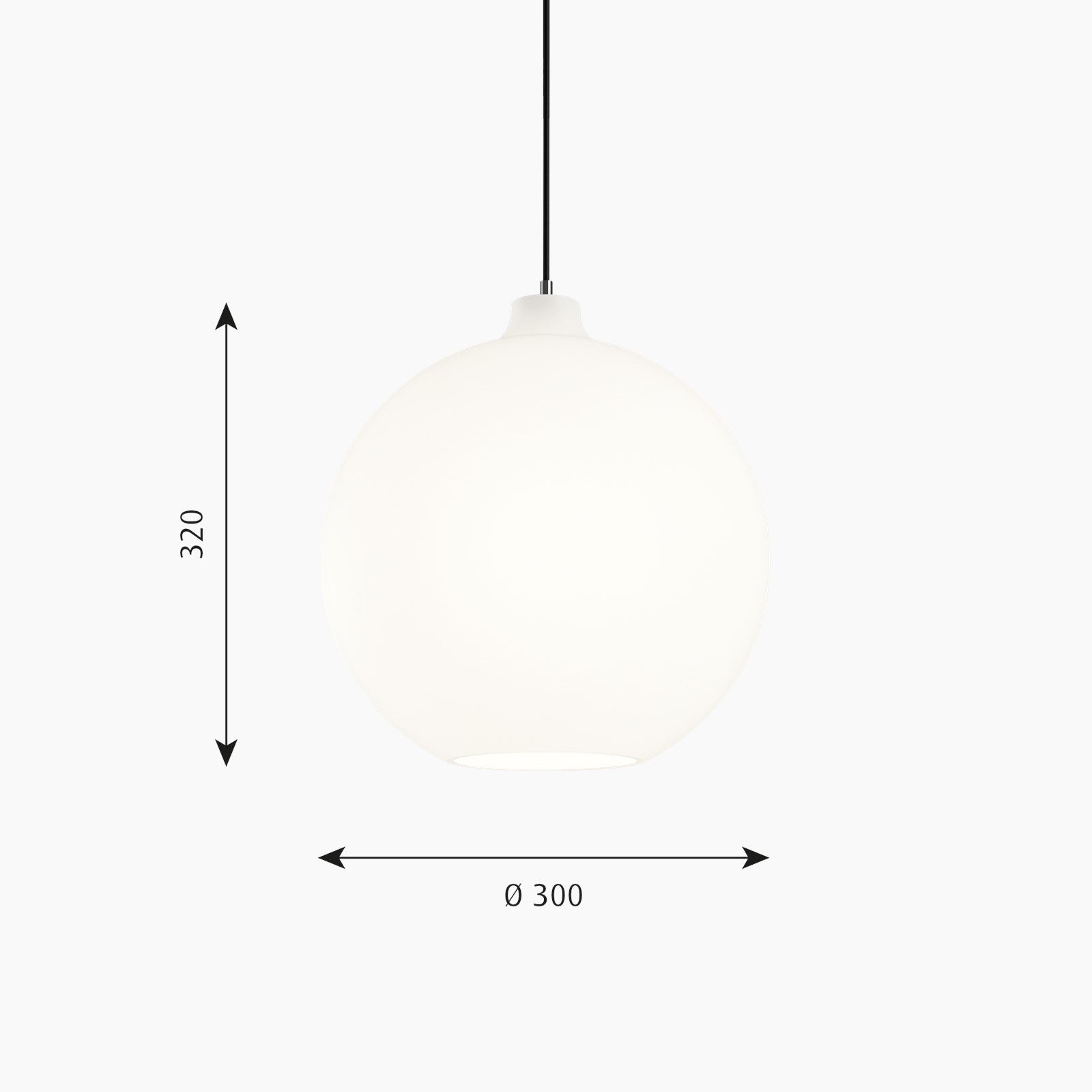 Louis Poulsen - Wohlert hanglamp Wit Opaalglas - KOOT