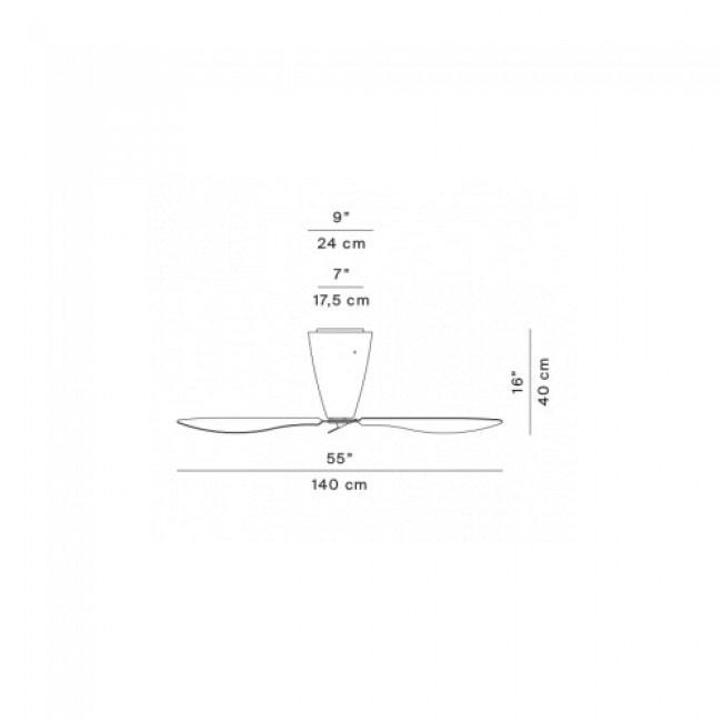 Luceplan - Blow plafondlamp met Afstandsbediening - KOOT
