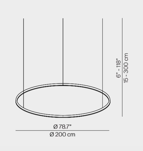 Luceplan - Compendium Circle Ø 200 hanglamp - KOOT