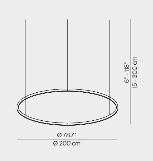 Luceplan - Compendium Circle Ø 200 hanglamp - KOOT