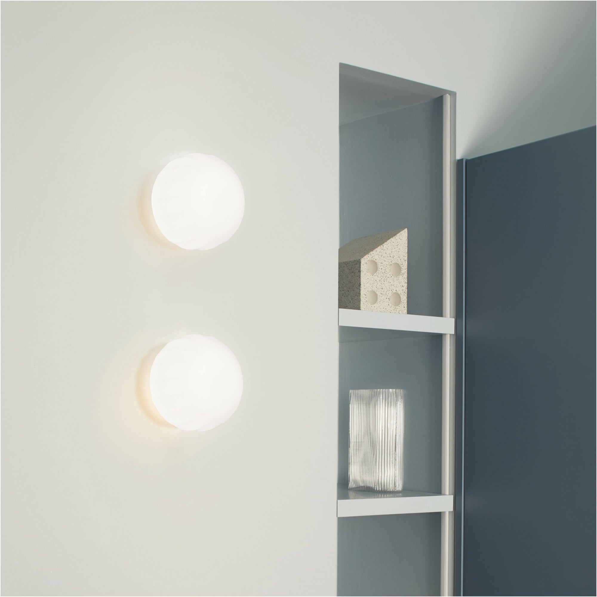 Luceplan - Lita Ø 14 wandlamp wit - KOOT