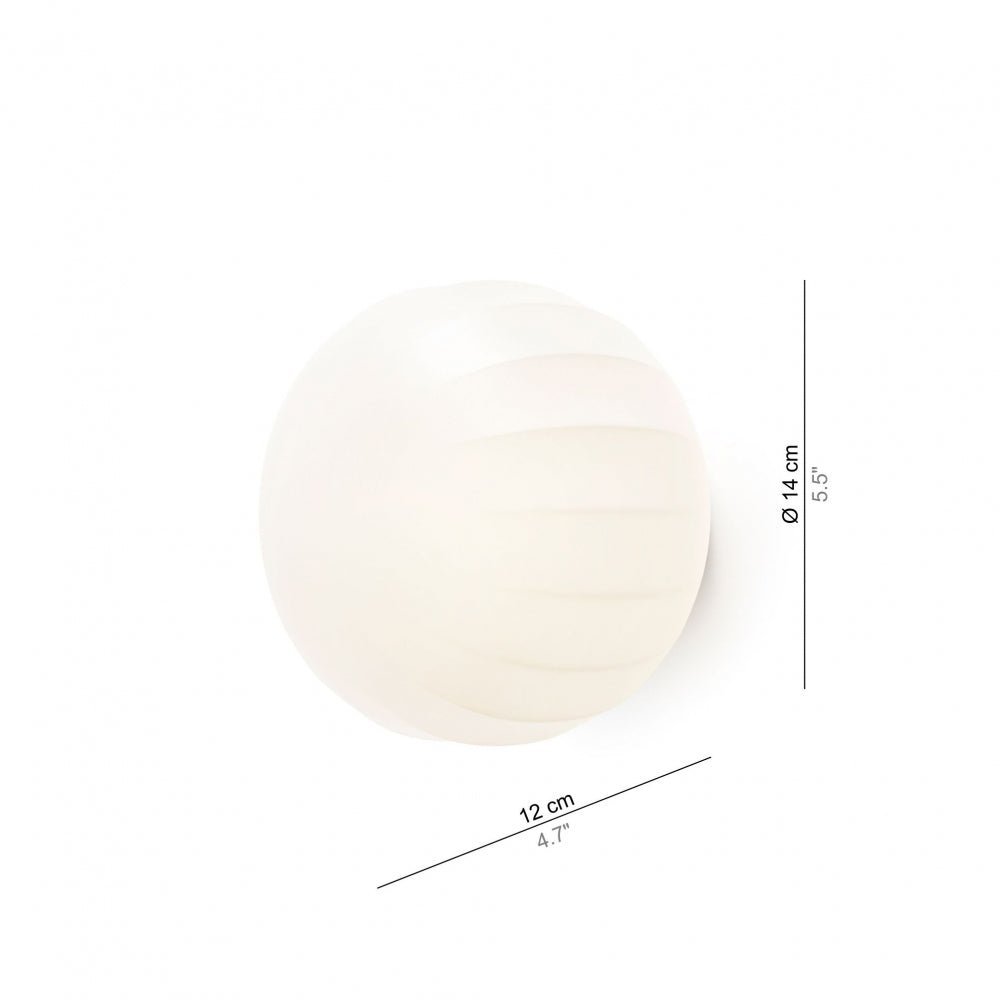 Luceplan - Lita Ø 14 wandlamp wit - KOOT