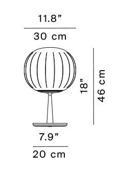 Luceplan - Lita Ø 20 tafellamp - KOOT