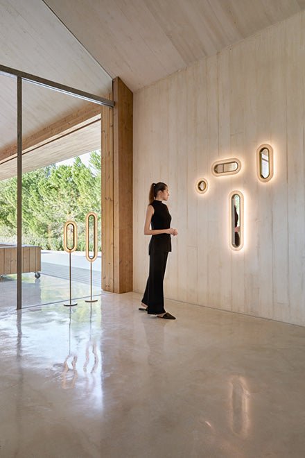 LZF - Lens Circular Wandlamp zwart - KOOT