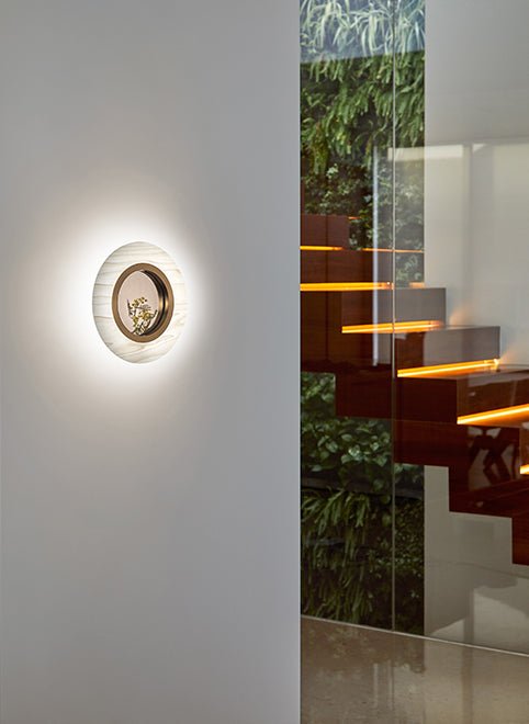 LZF - Lens Circular Wandlamp zwart - KOOT