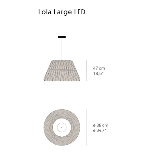 LZF - Lola Groot Led Dimmable DALI Hanglamp - KOOT