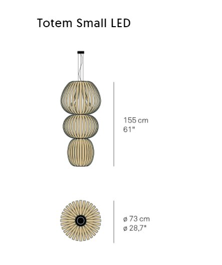 LZF - Totem Klein Led Dimmable DALI Hanglamp - KOOT