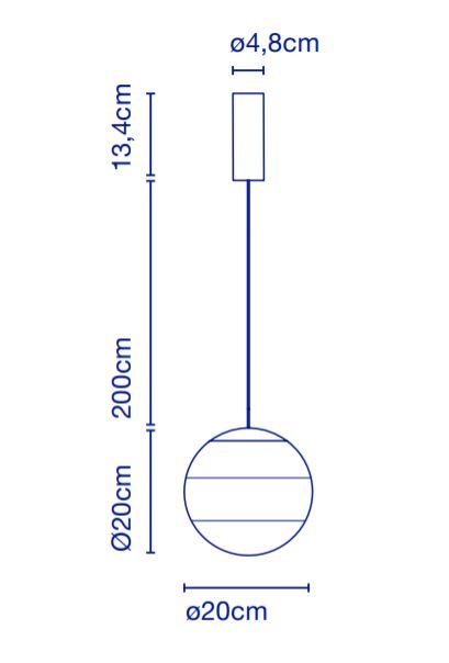 Marset - Dipping Light 20 LED Hanglamp - KOOT
