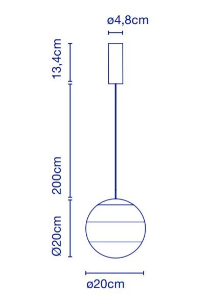 Marset - Dipping Light 20 LED Hanglamp - KOOT